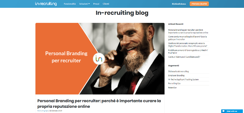 Blog di In-recruiting