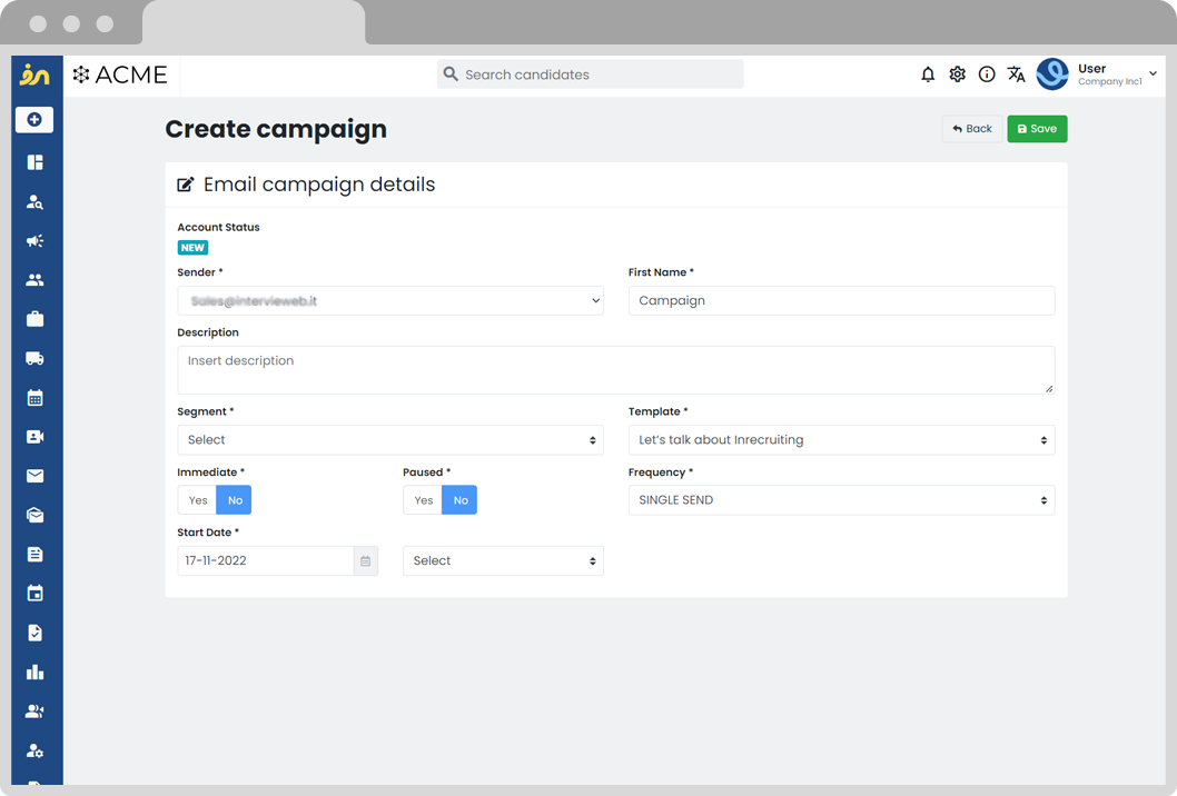 create campaign